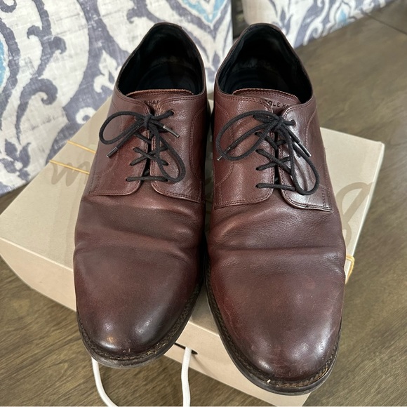 Cole Haan Men’s Grand.OS Dress Showns Dark Brown Size 12 - Picture 4 of 10